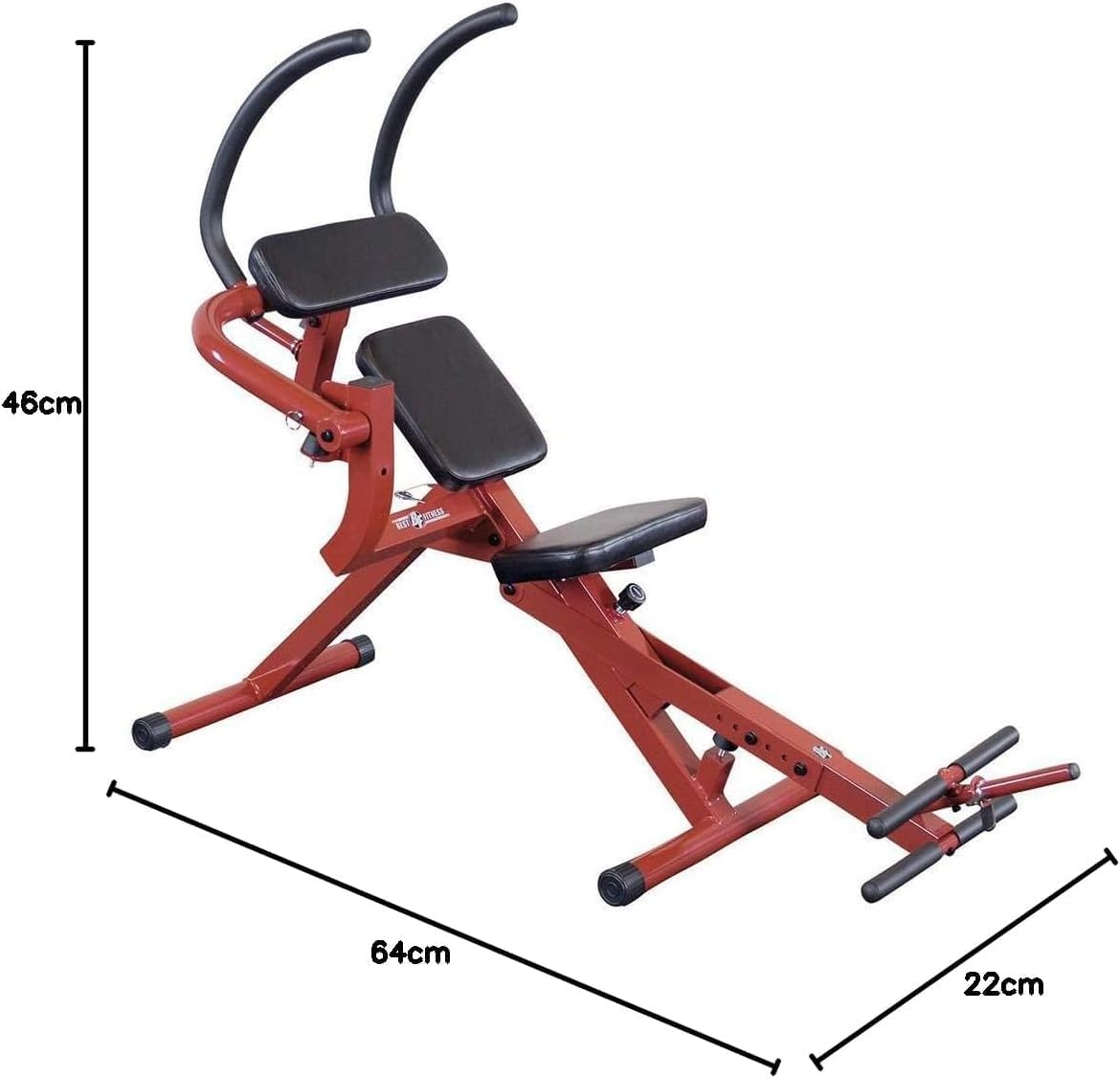 BODY-SOLID SEMI-RECLINED ABS BENCH BFAB20