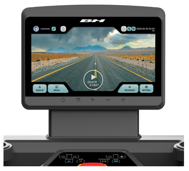 Cinta de Correr RCM Pro TFT G6515TFT BH Fitness