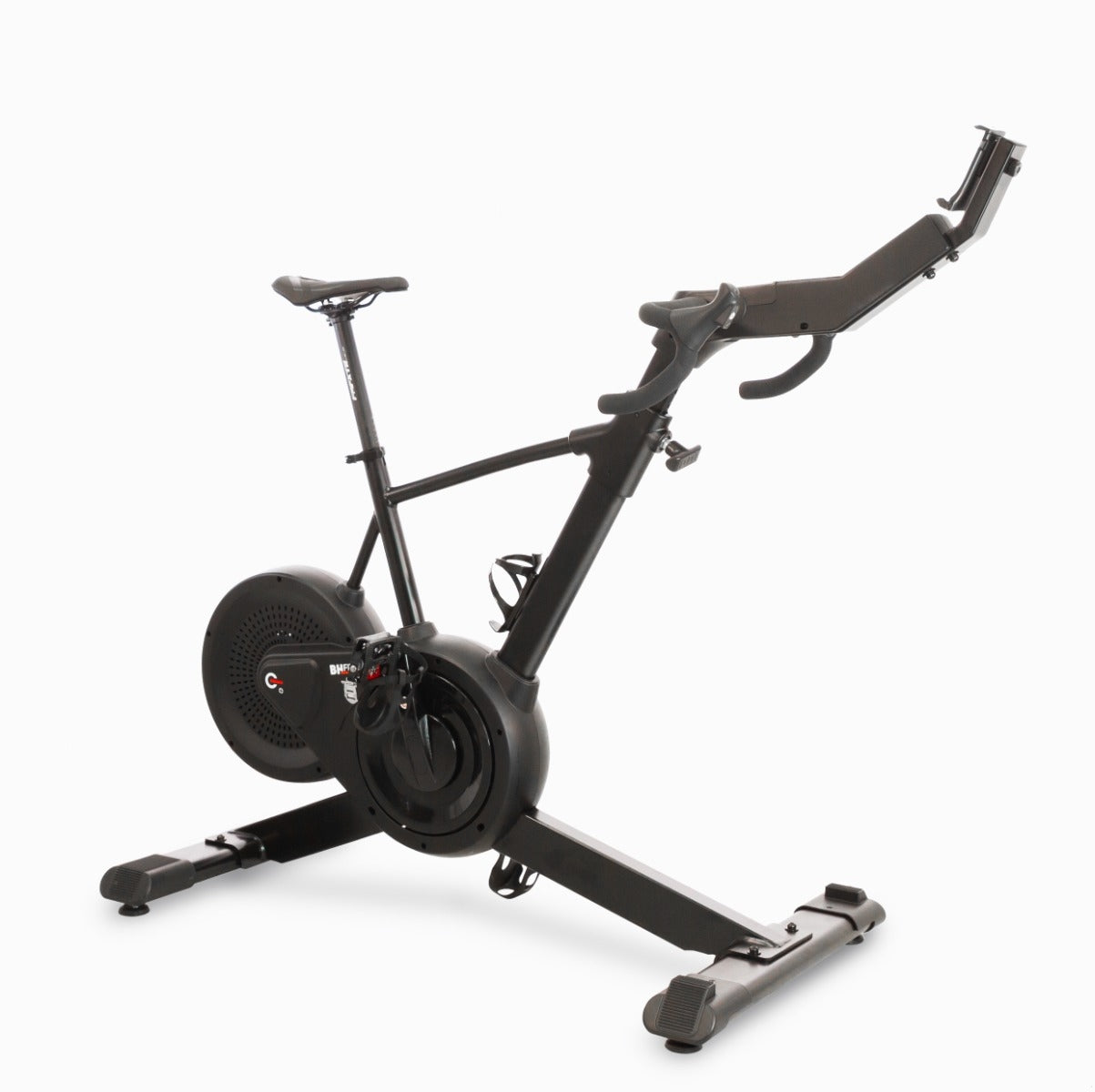 Vista frontal de la Smart Bike Semi-profesional Exercycle + BH fitness