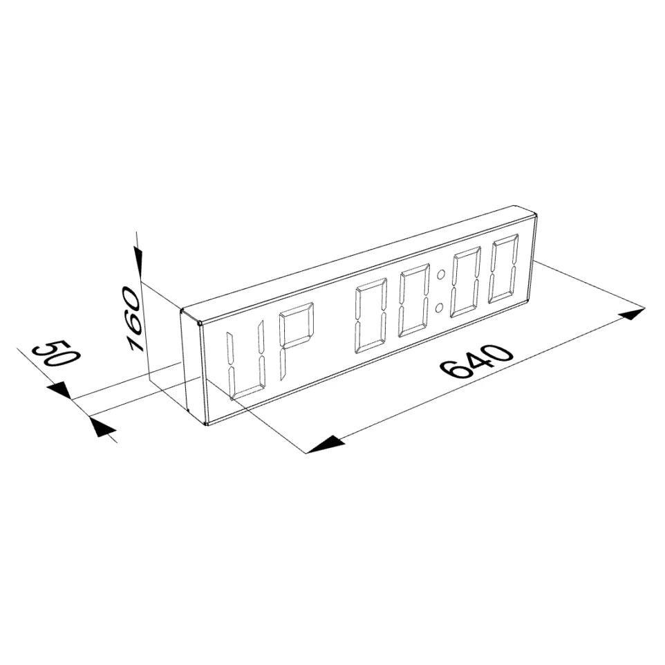 Temporizador digital multifuncional de 6 dígitos con control remoto DT0100 Bodytrading