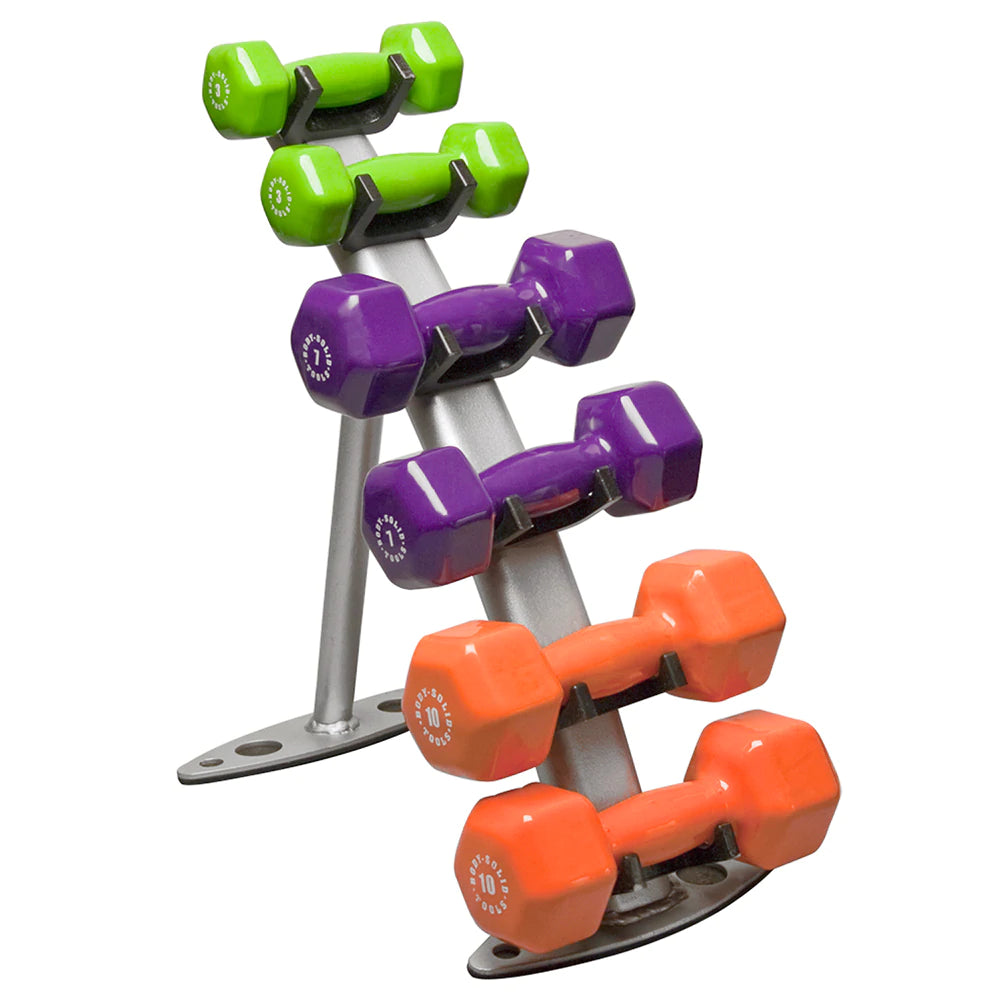 Solid Body Vinyl Dumbbell Rack
