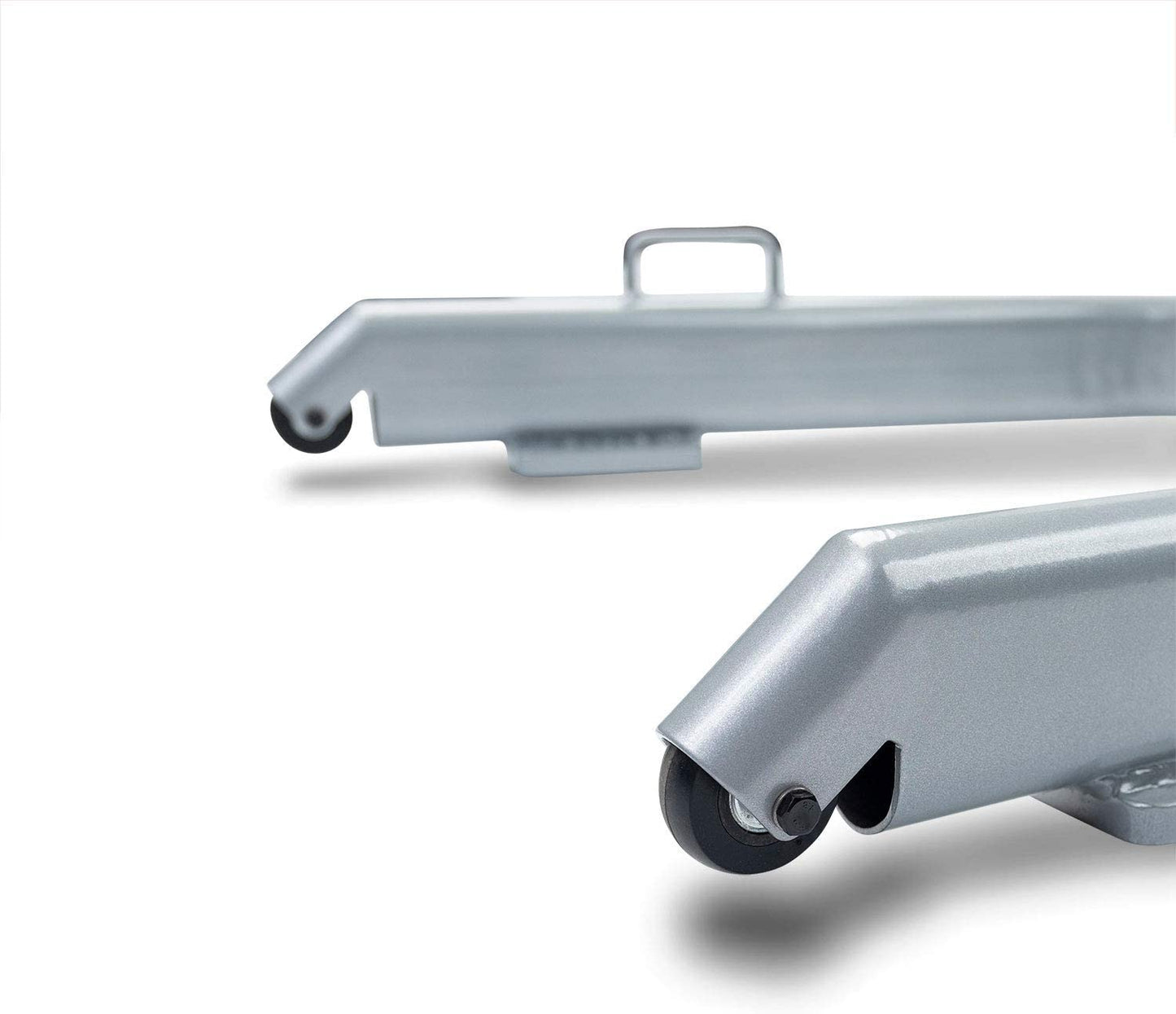 Banco de sentadillas ajustable de Body-solid, vista detalle de las ruedas