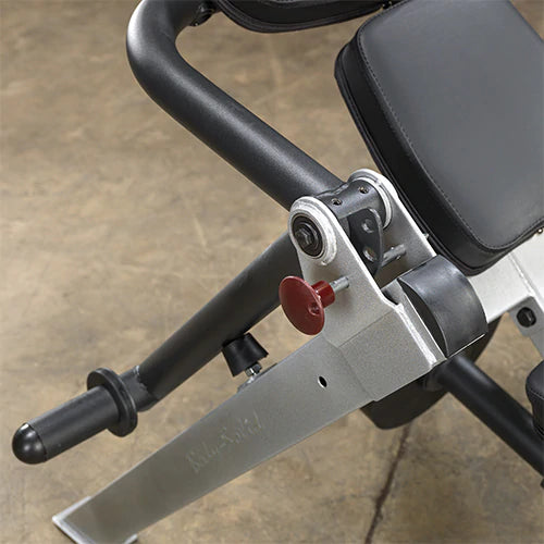 BANCO DE ABDOMINALES SEMI-RECLINADO DE BODY-SOLID GAB300B Negro