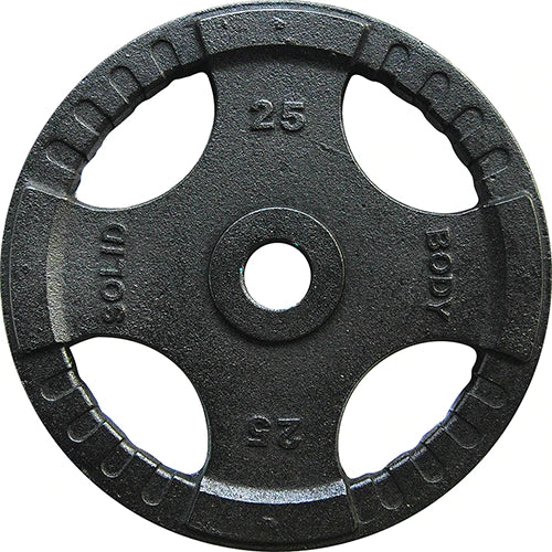 Discos olímpicos de hierro de 4 agarres