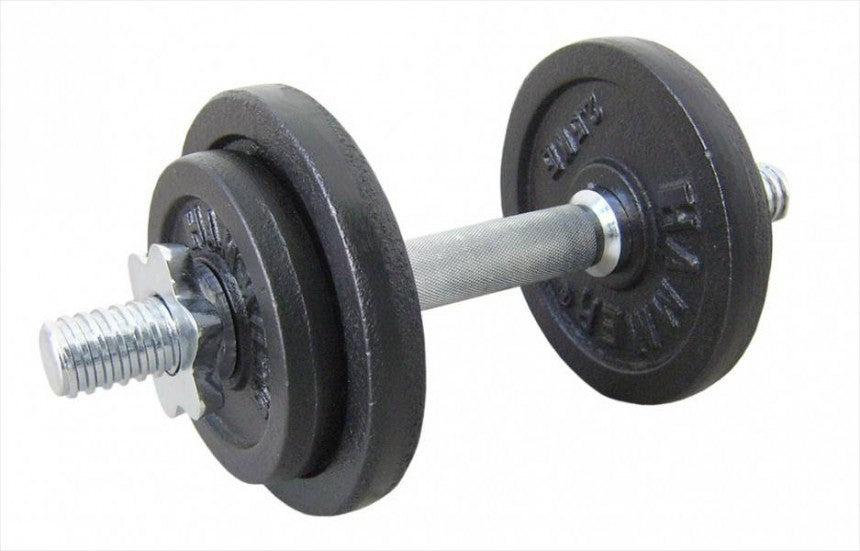 Set de Mancuernas de 10 Kg en color negro