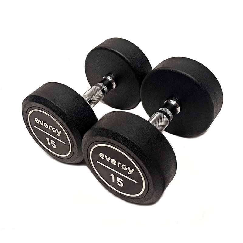 Mancuernas de goma evergy (de 2,5, a 15 kg) - Sportech fitness