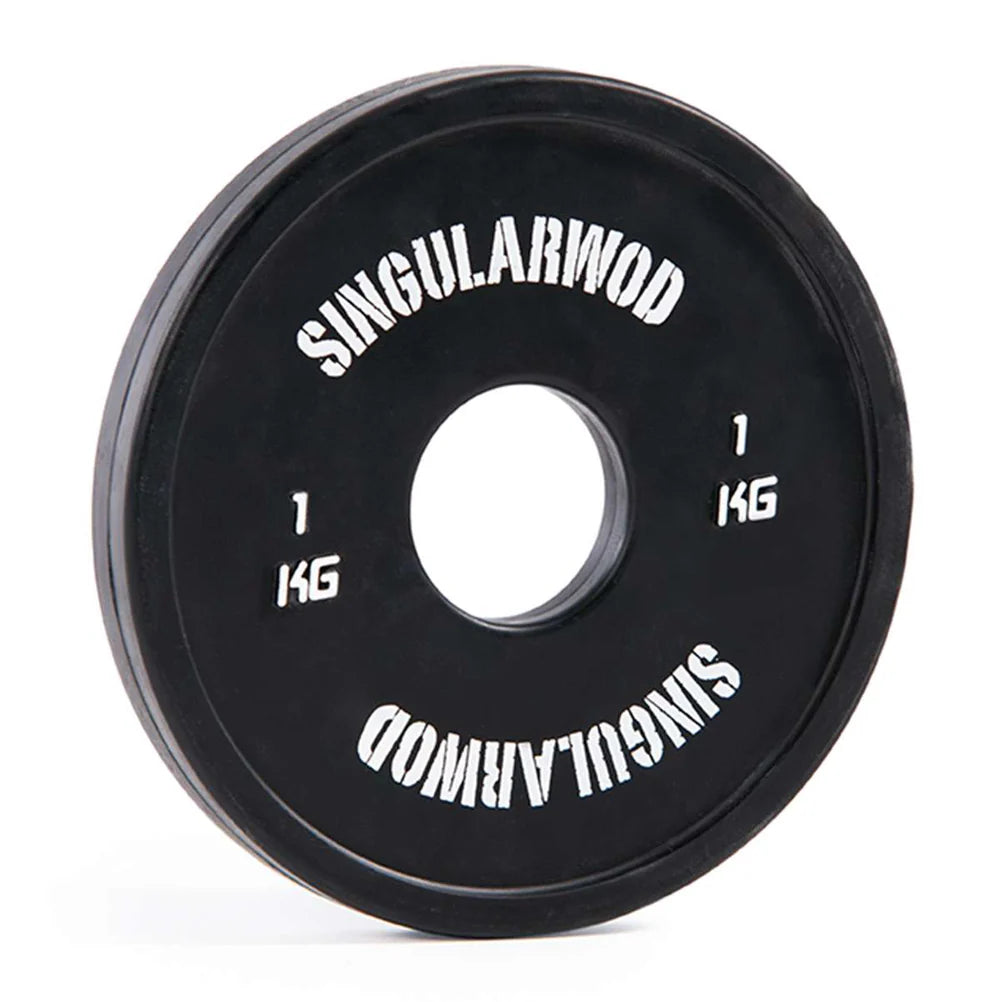 Discos Fraccionales Training Negro Singular Wod 1 kg- Sportech fitness