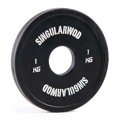 Discos Fraccionales Training Negro Singular Wod 1 kg- Sportech fitness