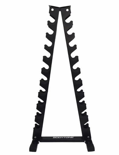 Soporte de mancuernas hexagonales (10 pares de 1 a 10kg) ER10 Bodytone