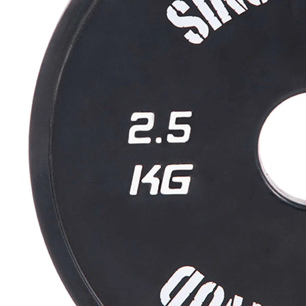 Discos Fraccionales Training Negro Singular Wod 2,5 kg- Sportech fitness