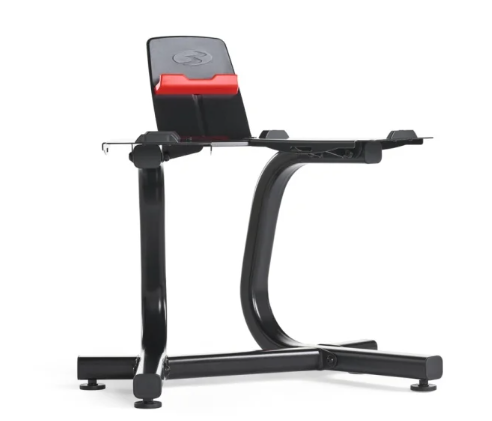 Soporte de mancuernas con rack de entretenimiento - Bowflex