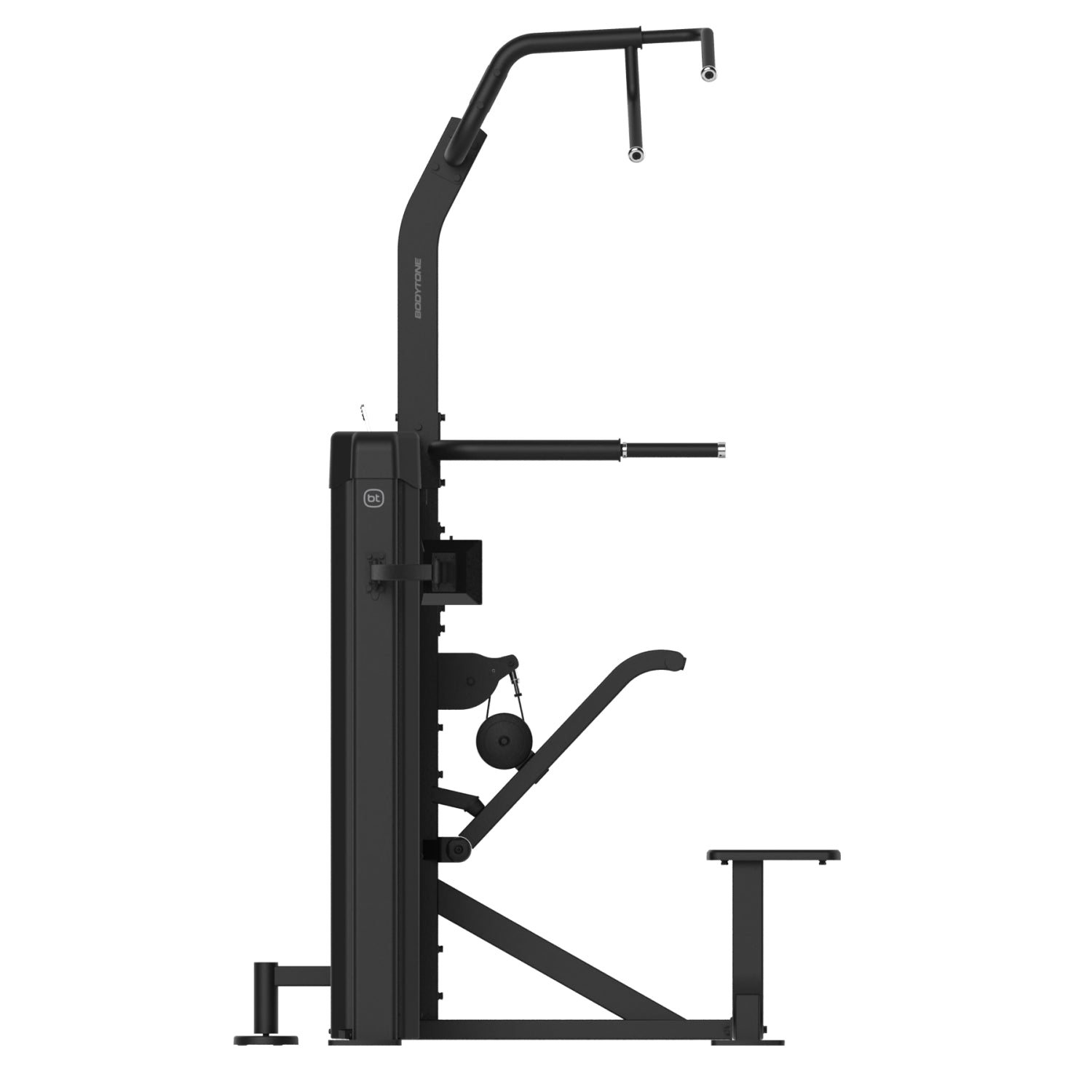 Press de espalda Fondos y Dominadas asistidas 106 kg Forza Bold FB13v2 Bodytone de lado