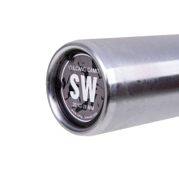 Barra olímpica 20 kg vulcano camo home-cromo Singularwod