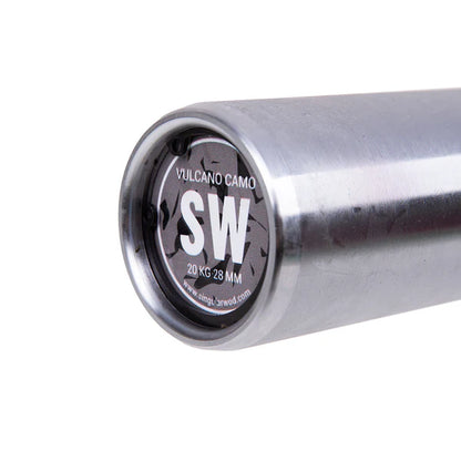 Barra olímpica 20 kg vulcano camo home-cromo Singularwod