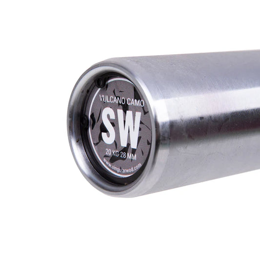 Barra olímpica 20 kg vulcano camo home-cromo Singularwod
