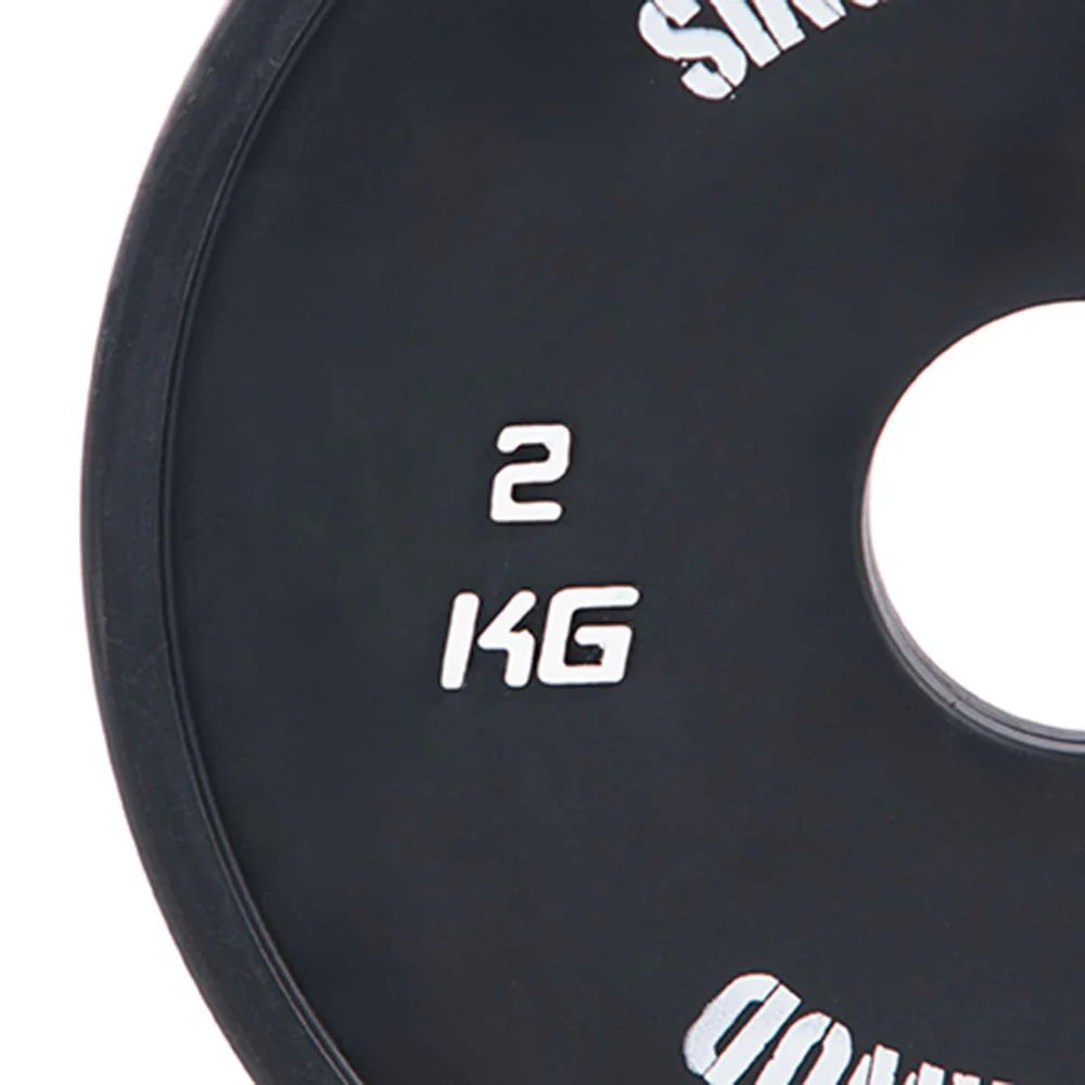 Discos Fraccionales Training Negro Singular Wod 2 kg- Sportech fitness