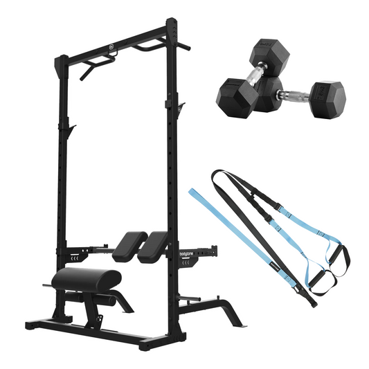 Pack Bodytone Multi Rack HBC13 + Suspension Trainer + Mancuernas 7,5 kg