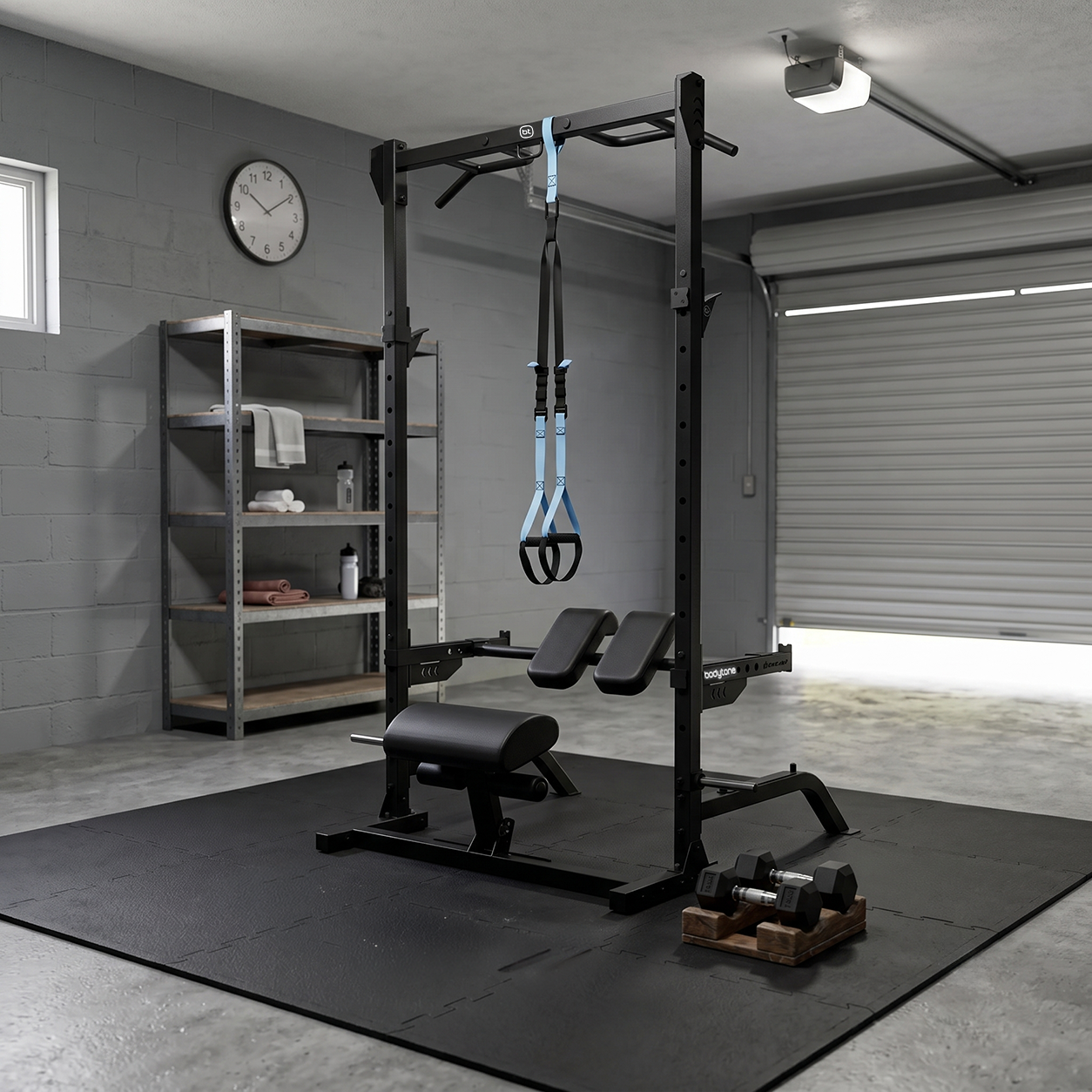 Pack Bodytone Multi Rack HBC13 + Suspension Trainer + Mancuernas 7,5 kg