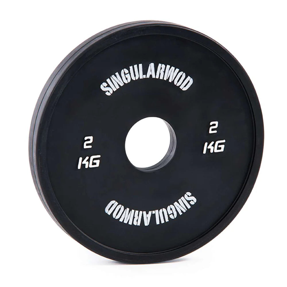 Discos Fraccionales Training Negro Singular Wod 2 kg- Sportech fitness