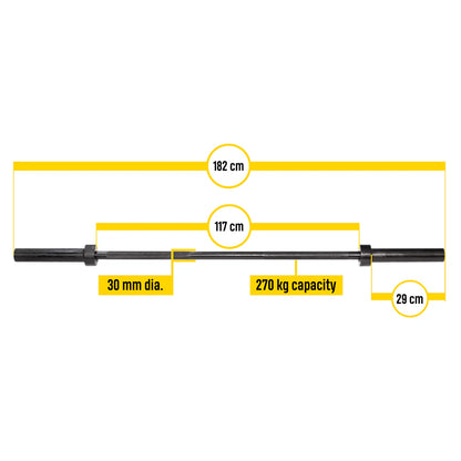 Barra Olímpica 180cm OLBAR180 Bodytrading