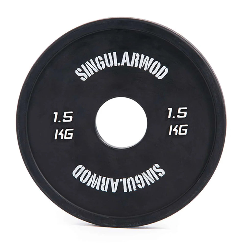 Discos Fraccionales Training Negro Singular Wod 1,5 kg- Sportech fitness