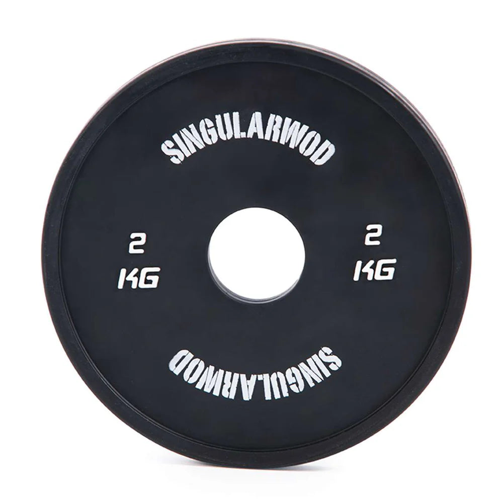 Discos Fraccionales Training Negro Singular Wod 2 kg- Sportech fitness