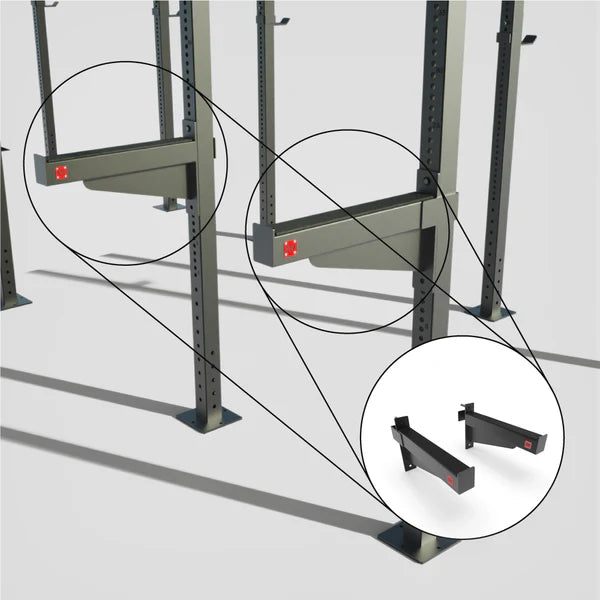 Soportes de seguridad para rack (pareja) Singularwod