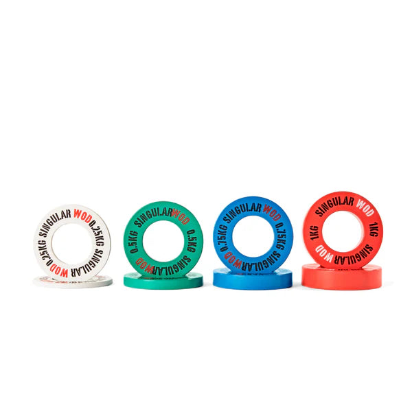 Set de discos fraccionales de color Singularwod