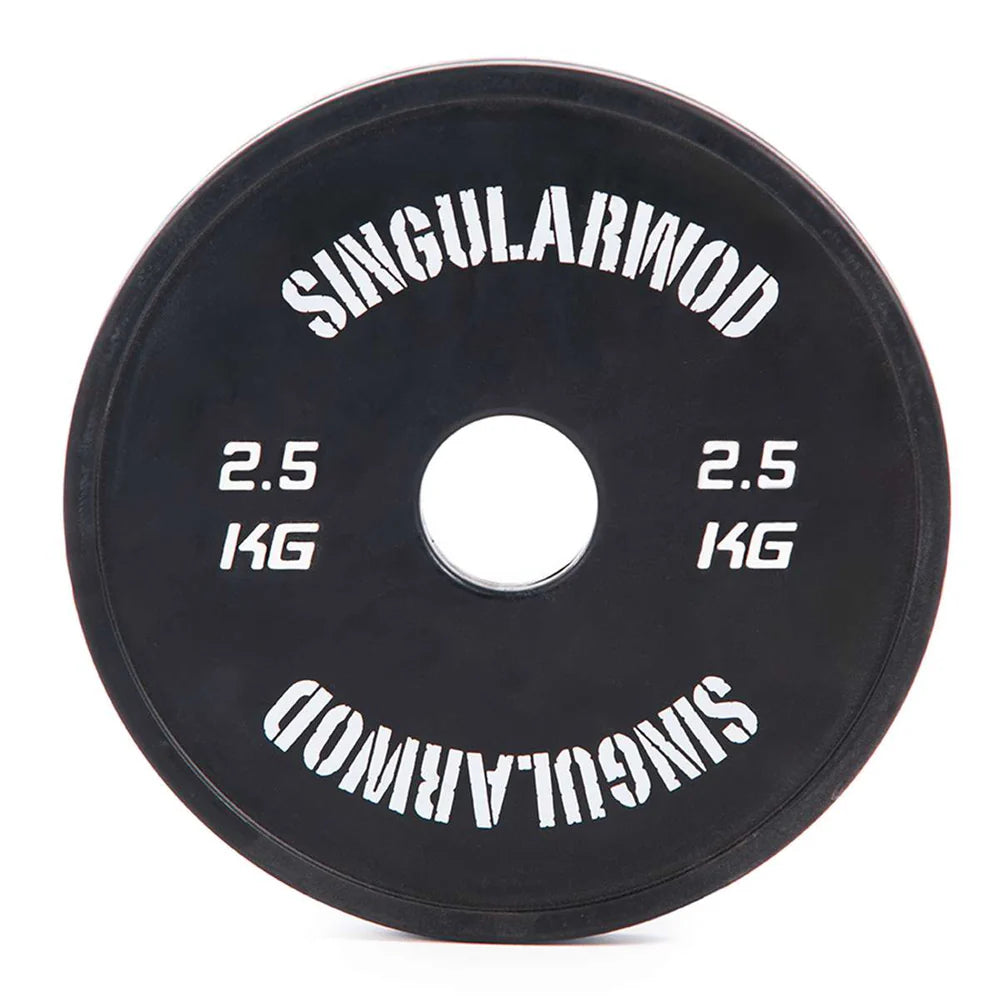 Discos Fraccionales Training Negro Singular Wod 2,5 kg- Sportech fitness