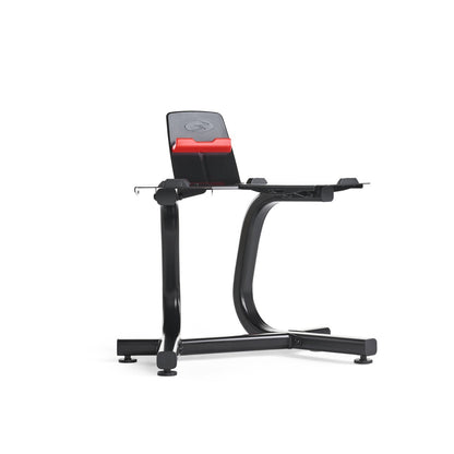 Soporte de mancuernas con rack de entretenimiento - Bowflex