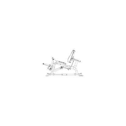 Máquina de extensión de pierna PL010 BH Fitness
