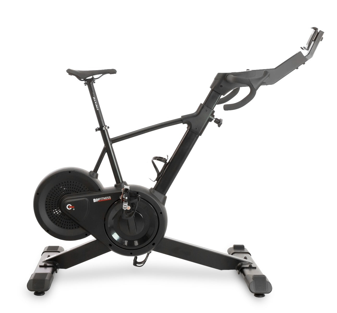Vista lateral Smart Bike Semi-profesional Exercycle + BH fitness