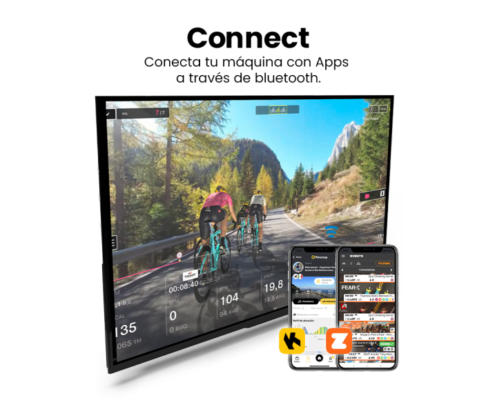 Bicicleta indoor K5 bluetooth M-065 Salter
