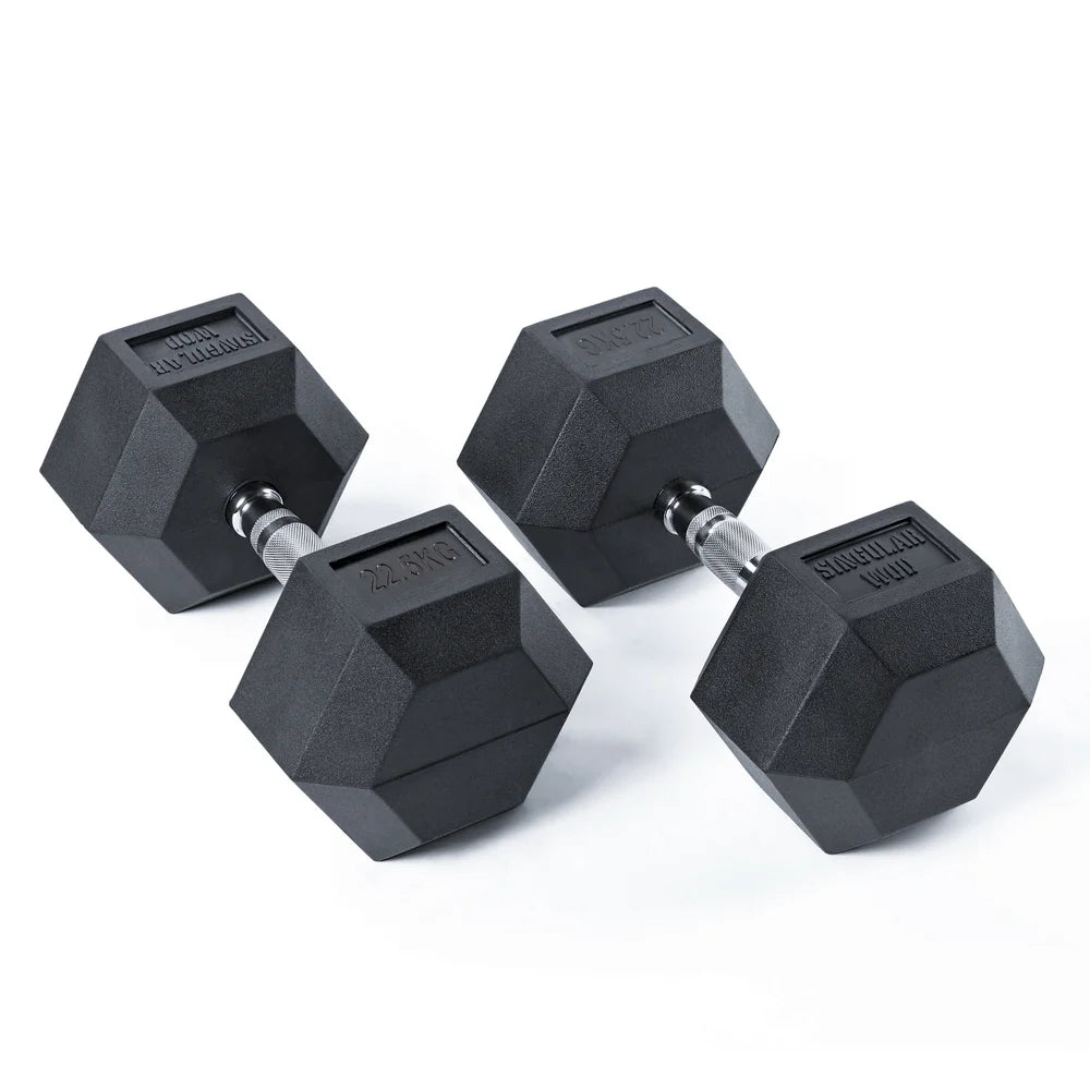 SINGULAR WOD HEXAGONAL DUMBBELLS