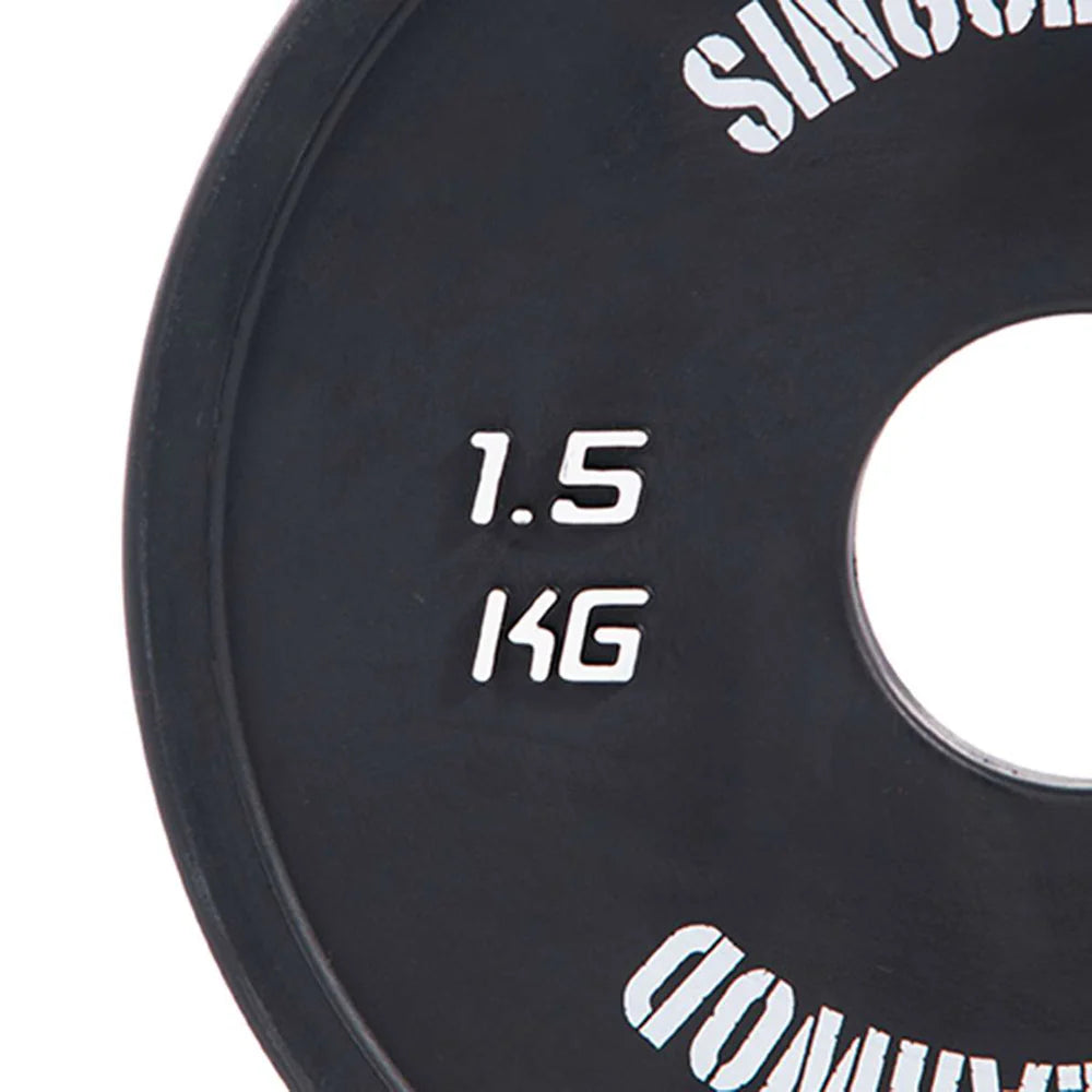 Discos Fraccionales Training Negro Singular Wod 1,5 kg- Sportech fitness