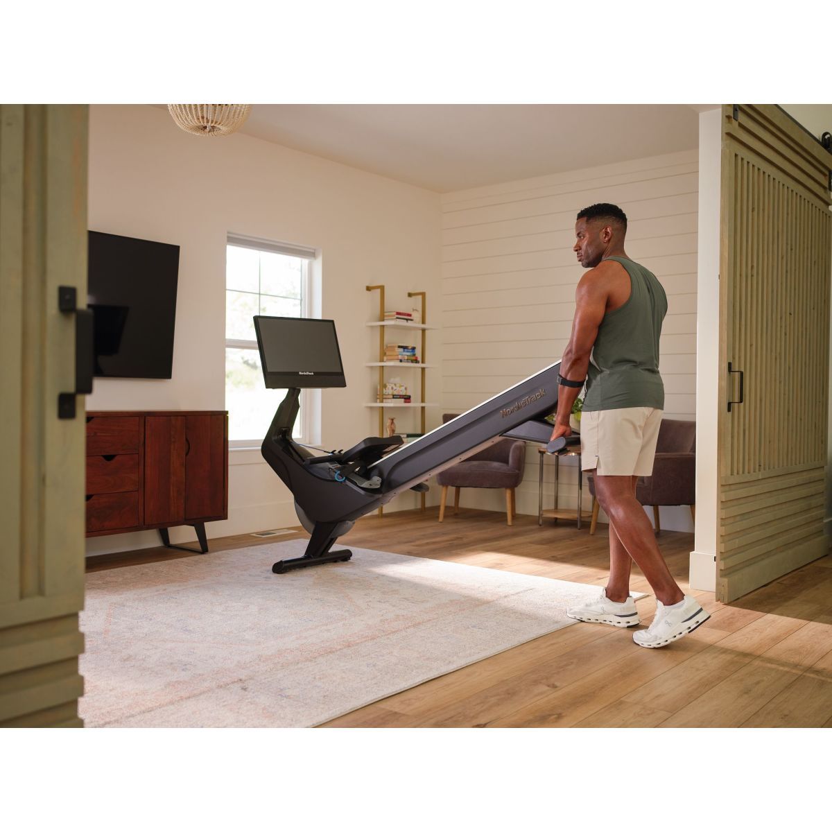 Remo de Aire NordicTrack RW900 con Pantalla Táctil HD Pivotante de 24" (Nuevo Modelo)