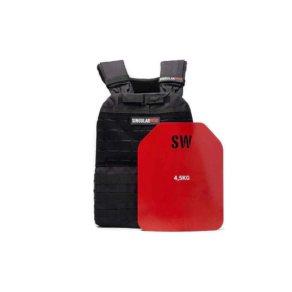 Placas chaleco táctico 2,2 kg verde (par) Singularwod