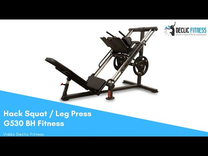 Prensa de pierna Hack Squat / Leg Press 45º G530 BH Fitness
