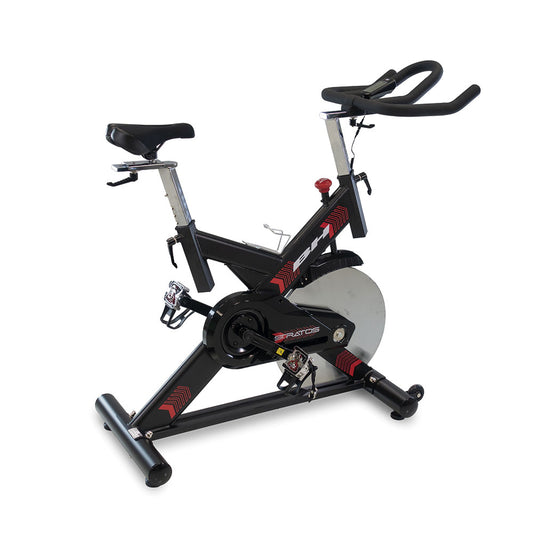 Bicicleta ciclo indoor Stratos negra de BH Fitness