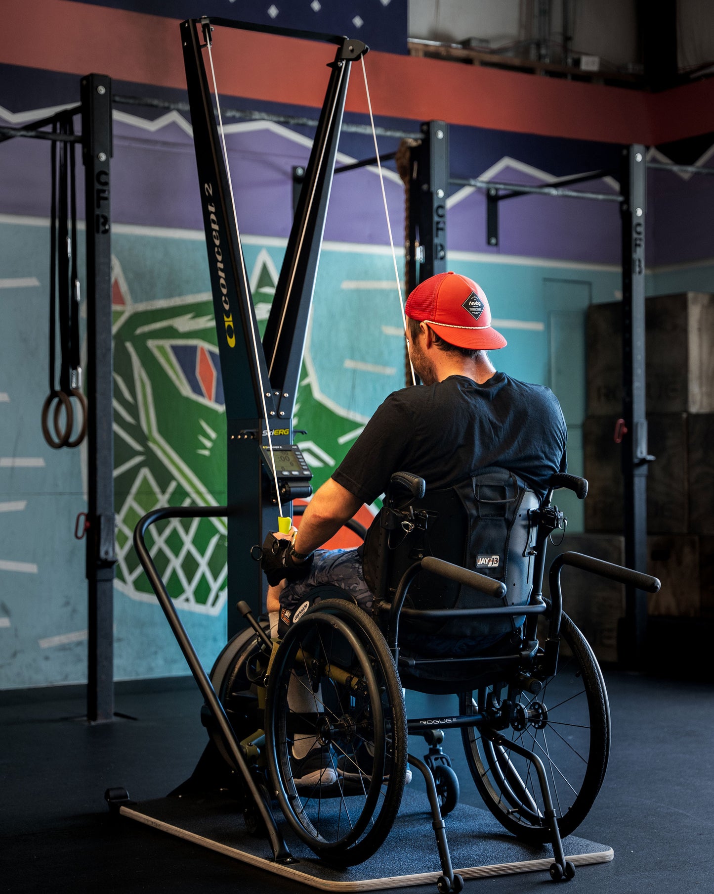 ESQUÍ CONCEPT2 SKIERG CON PLATAFORMA PM5