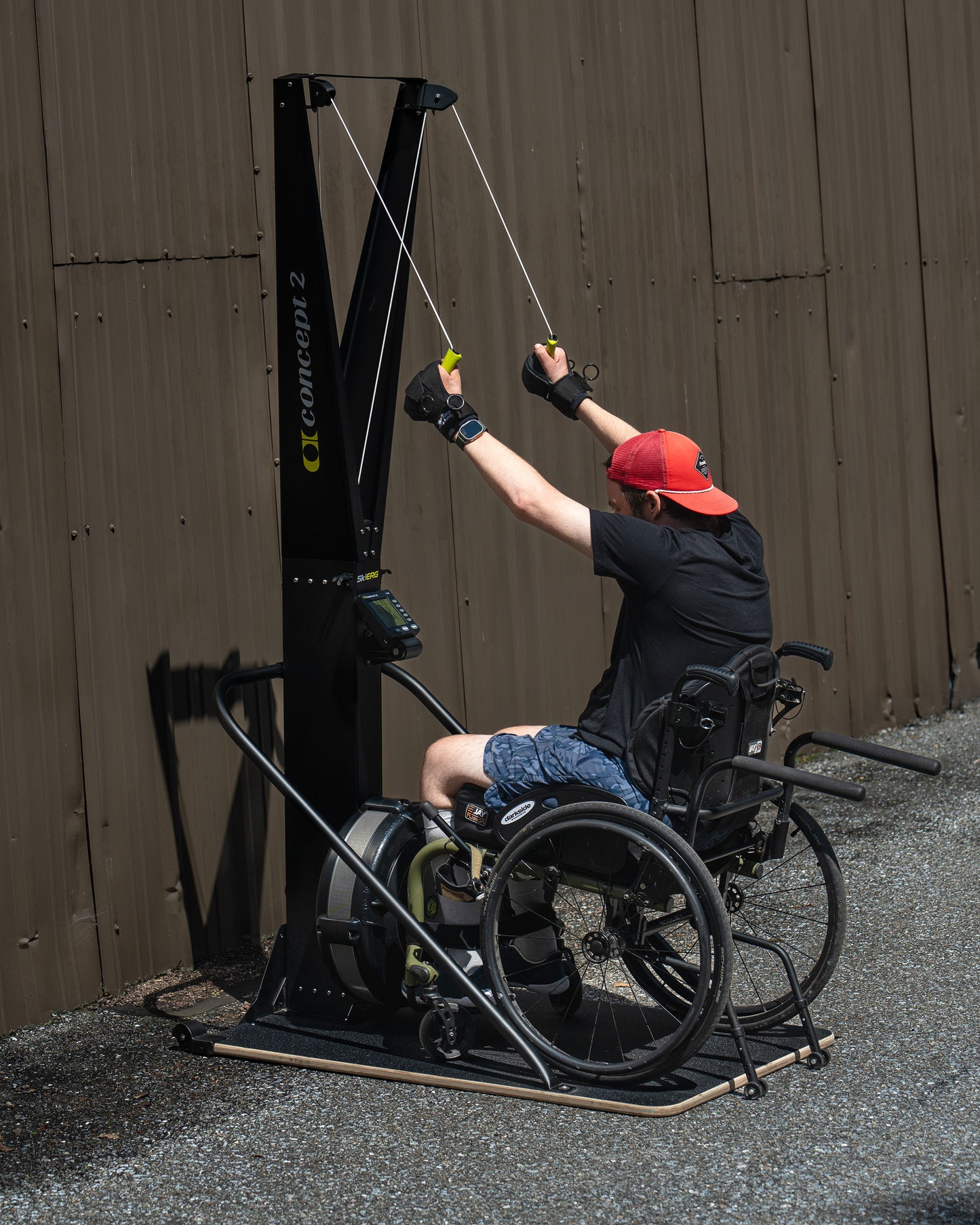 ESQUÍ CONCEPT2 SKIERG CON PLATAFORMA PM5