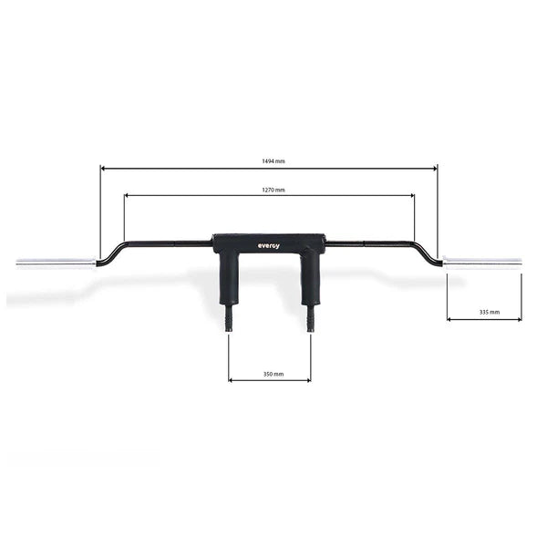 Slim safety squat bar Evergy