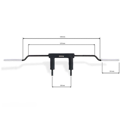 Slim safety squat bar Evergy