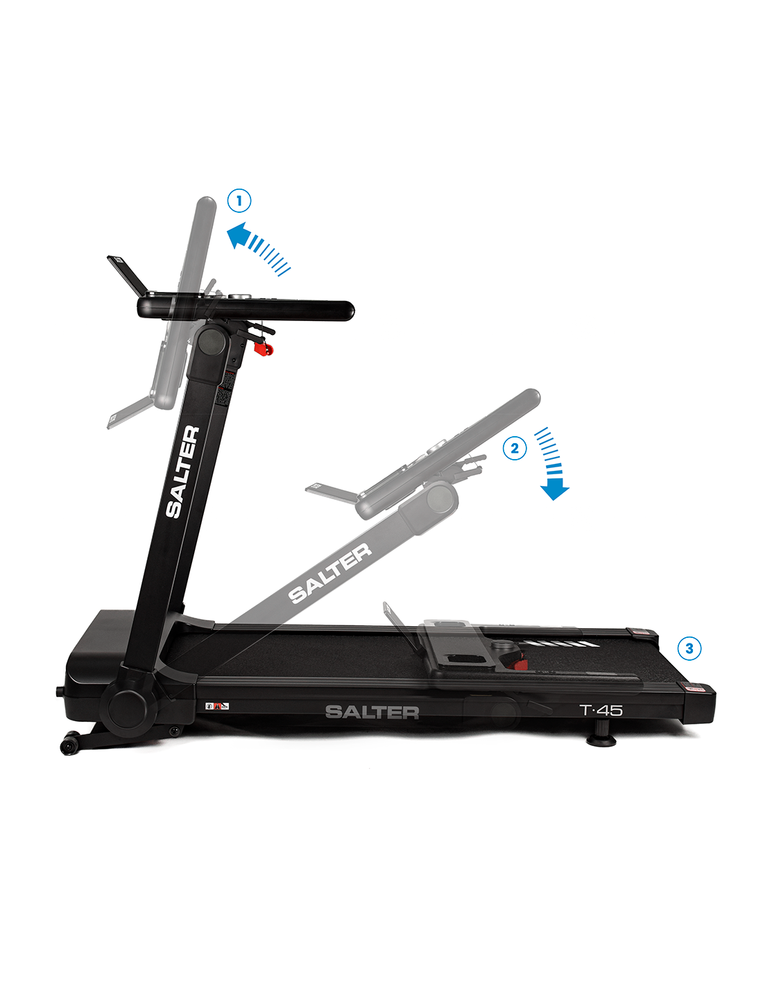 Cinta de correr totalmente plegable T-45 Salter