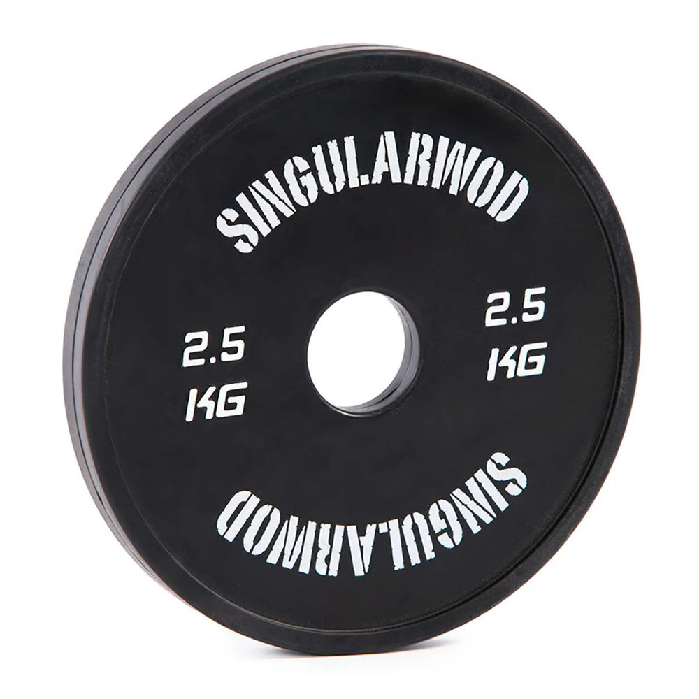 Discos Fraccionales Training Negro Singular Wod 2,5 kg- Sportech fitness