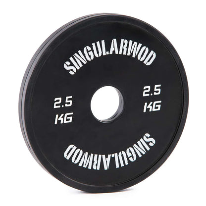 Discos Fraccionales Training Negro Singular Wod 2,5 kg- Sportech fitness