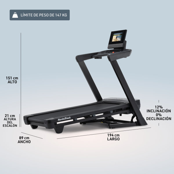 Cinta de correr T Series 10 NordicTrack
