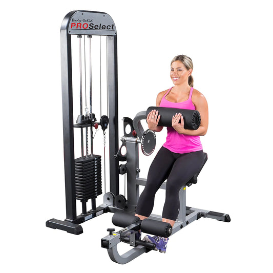 Machine for abdominals and back.