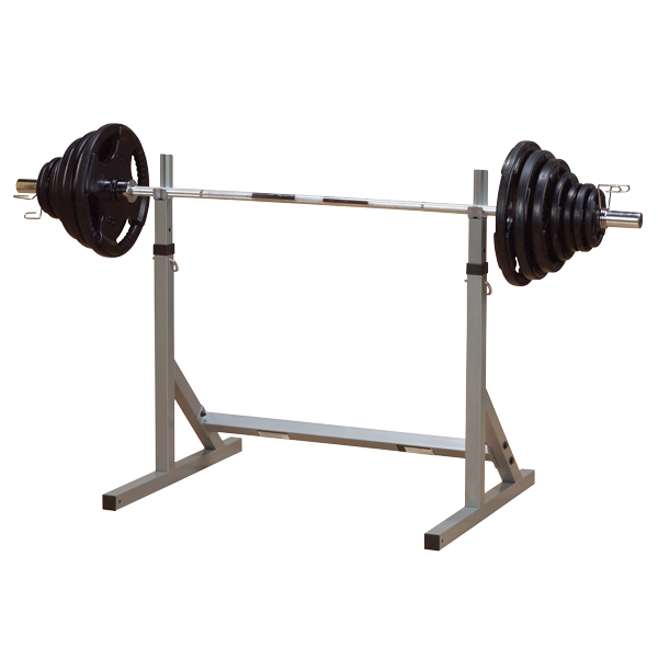 Powerline Squat Rack con pesa olimpica