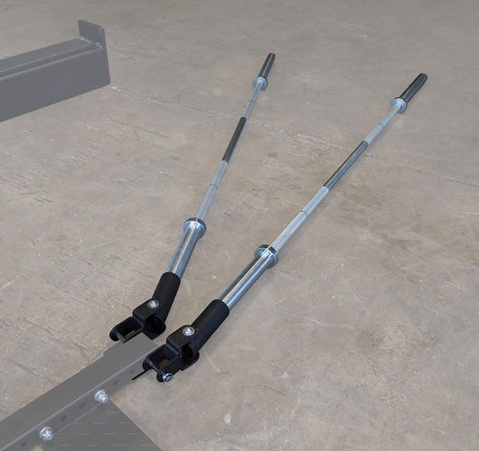 Double T-bar platform with solid body feed frame attachment